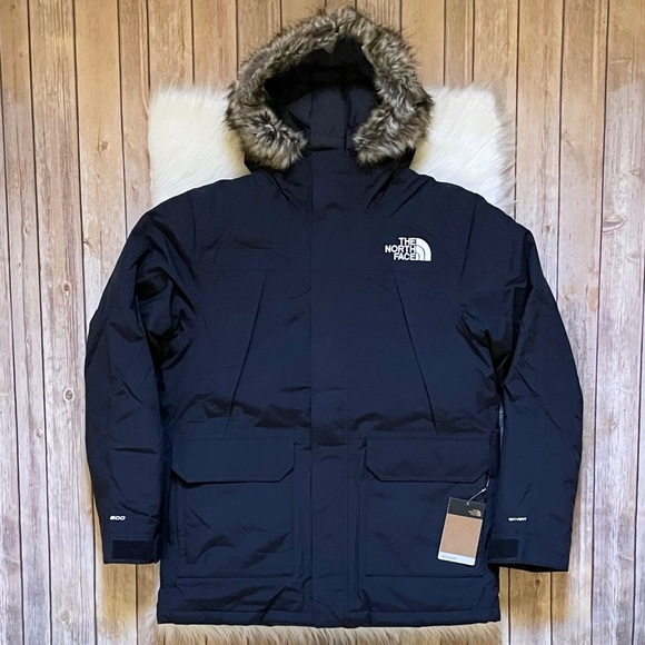 The North Face Men’s McMurdo Waterproof Parka In Summit Navy - Picture 2 of 10
